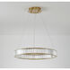 Canada LED 24 inch Gold Chandelier Ceiling Light